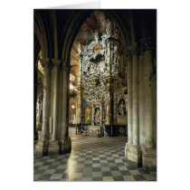 View of the altar and the 'Transparente', c.1720 Cards