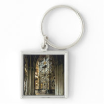 View of the altar and the 'Transparente', c.1720 Key Chains