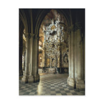 View of the altar and the 'Transparente', c.1720 Postcard