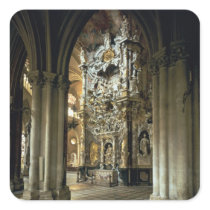 View of the altar and the 'Transparente', c.1720 Stickers