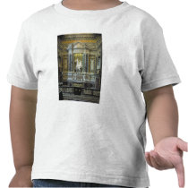View of the altar with the Ecstasy of St. Shirts