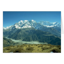 View of the Annapurna Himal from the base of Dhaul Card