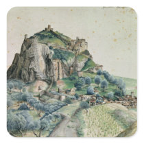 View of the Arco Valley in the Tyrol, 1495 Square Stickers