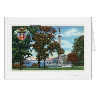 View of the Battle Monument Greeting Card