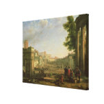 View of the Campo Vaccino, Rome, 1636 Stretched Canvas Prints