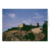View of the castle greeting card