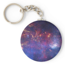 View of the Center of the Milky Way Galaxy Keychains