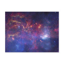 View of the Center of the Milky Way Galaxy postcards