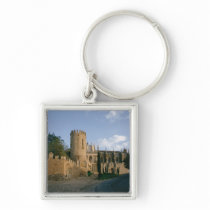 View of the city keychains