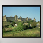 View of the city walls posters