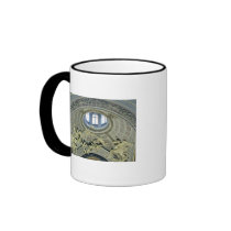View of the cupola with angel musicians coffee mugs