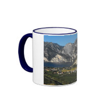 View of the Dolomite mountains in Northern Italy mugs by ANGELHELEN View of the Dolomite mountains in Northern Italy mugs