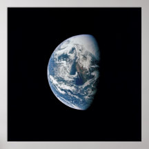 View of the Earth from Apollo 13 Print