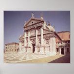 View of the facade, built 1607-11 print