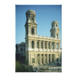 View of the facade of the Church of Stretched Canvas Print