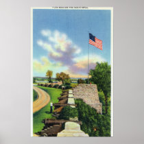 View of the Flag Bastion and South Wall