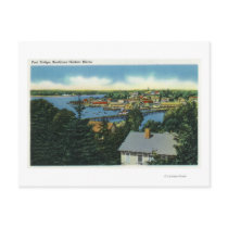 View of the Foot Bridge Postcard