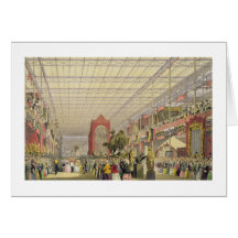 View of the Foreign Nave of the Great Exhibition o Card