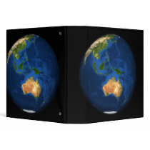 View of the full Earth showing Indonesia, Ocean Binder