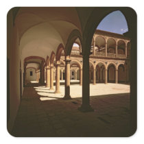 View of the gallery square sticker