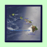 View of the Hawaiian Islands magnets