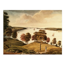 View of the Hudson River from Fort Knyphansen Post Card