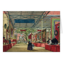 View of the India section of the Great Exhibition Cards