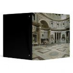 View of the interior 3 ring binder