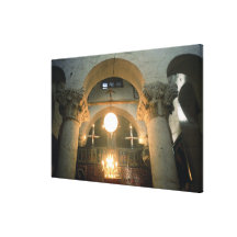 View of the interior gallery wrap canvas