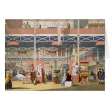 View of the Italy section of the Great Exhibition Card