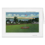 View of the Mayville Village Park and Flagpole cards