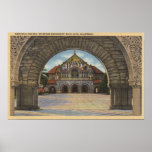 View of the Memorial Church, Stanford U. Posters