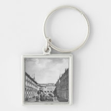 View of the Men's Yard at the Conciergerie Key Chains