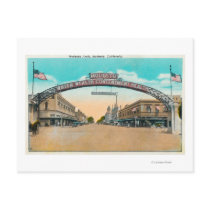 View of the Modesto Welcoming ArchModesto, CA Post Card