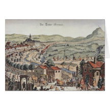 View of the north of Vienna with the Schlos Hernal Cards