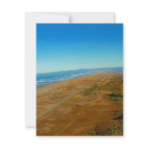 View of the Pacific Ocean from Table Bluff Custom Announcements