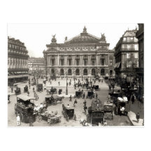 View of the Paris Opera House, 1890-99 Postcards