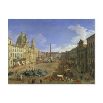 View of the Piazza Navona, Rome Post Cards