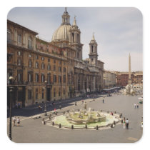 View of the piazza sticker