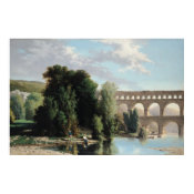 View of the Pont du Gard, 1859 print
