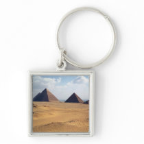 View of the Pyramids of Cheops Key Chains