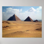 View of the Pyramids of Cheops posters