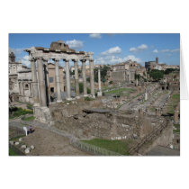 View of the Roman Forum of 179 AD Cards