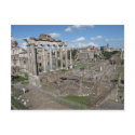 View of the Roman Forum of 179 AD postcards