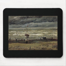 View of the Sea at Scheveningen Mouse Pads