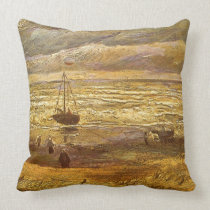 View of the Sea at Scheveningen; Vincent van Gogh Pillows