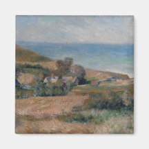 View of the Seacoast near Wargemont - Renoir Magnet