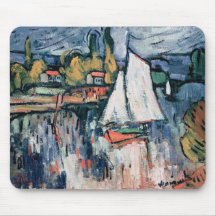 View of the Seine Mouse Pads