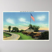 View of the South Battery and Flag Bastion Posters