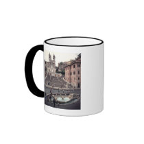 View of the Spanish Steps or Scalinata Mug